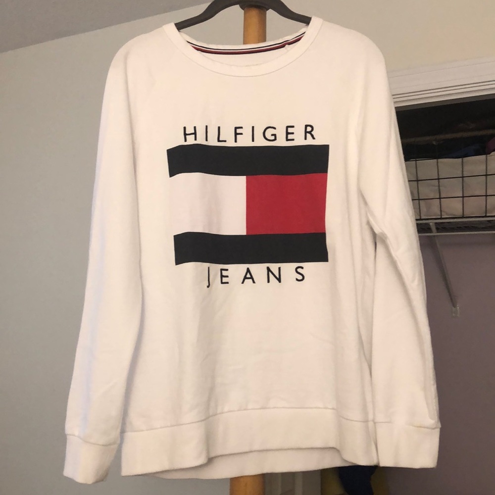 Tommy Hilfiger White Sweatshirt